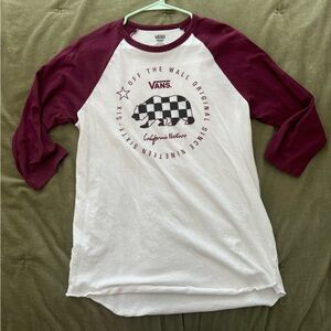 Vans 3/4 sleeve shirt